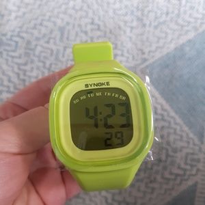 Brand New Waterproof Lime Green Watch